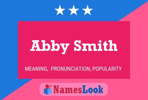 Abby Smith Name Poster