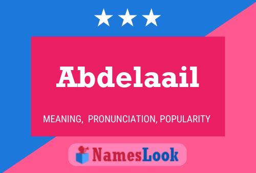 Abdelaail Name Poster