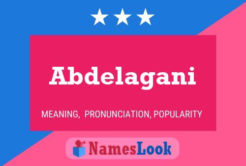 Abdelagani Name Poster