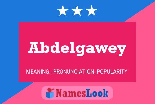 Abdelgawey Name Poster