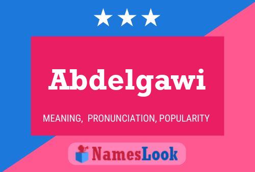 Abdelgawi Name Poster