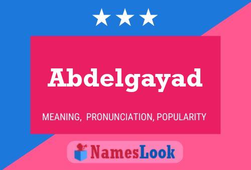 Abdelgayad Name Poster