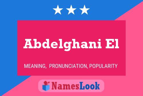 Abdelghani El Name Poster