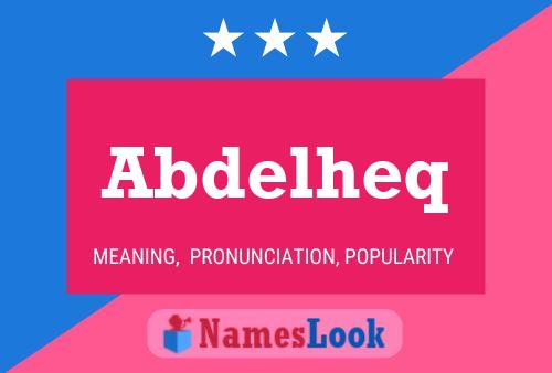 Abdelheq Name Poster