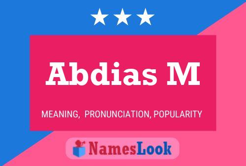 Abdias M Name Poster