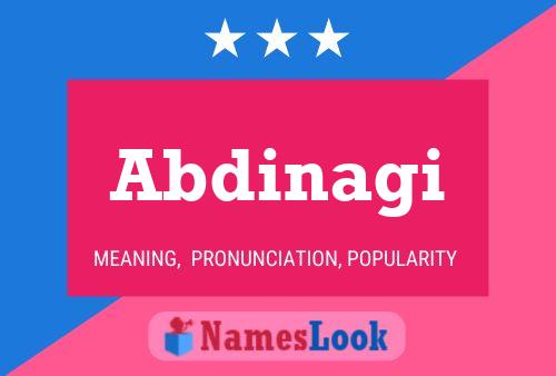 Abdinagi Name Poster