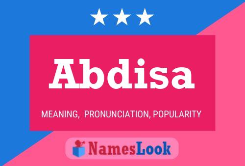 Abdisa Name Poster