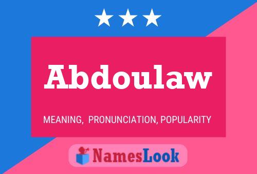 Abdoulaw Name Poster