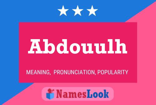 Abdouulh Name Poster