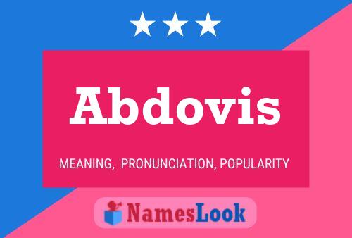 Abdovis Name Poster