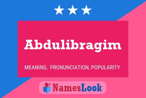 Abdulibragim Name Poster