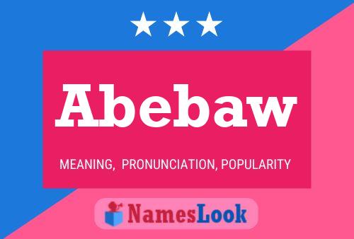 Abebaw Name Poster