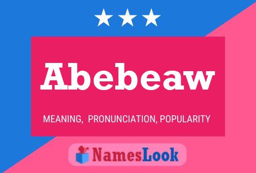 Abebeaw Name Poster