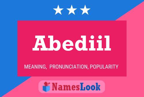 Abediil Name Poster