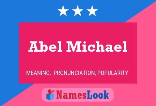 Abel Michael Name Poster