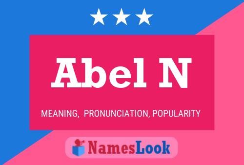 Abel N Name Poster