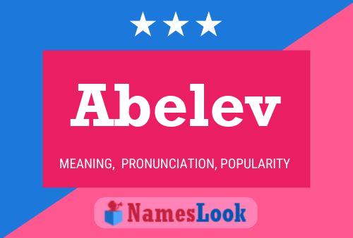 Abelev Name Poster