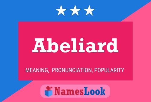 Abeliard Name Poster