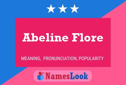 Abeline Flore Name Poster