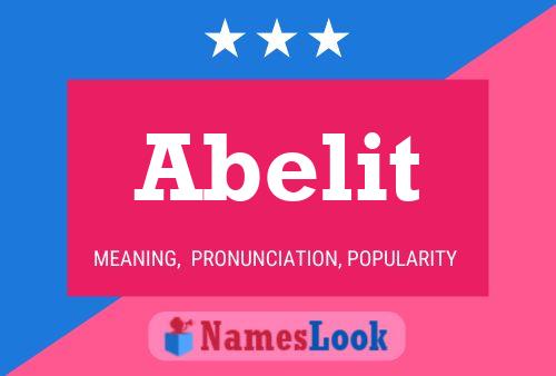 Abelit Name Poster