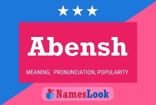 Abensh Name Poster