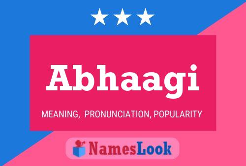 Abhaagi Name Poster