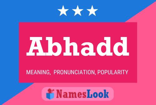 Abhadd Name Poster