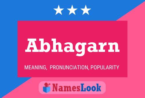 Abhagarn Name Poster