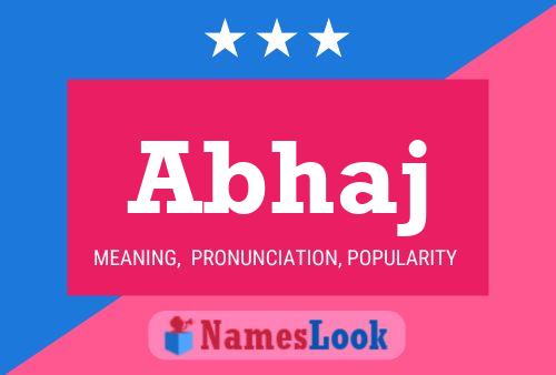 Abhaj Name Poster