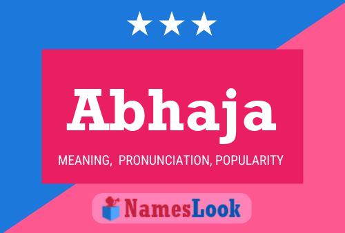 Abhaja Name Poster