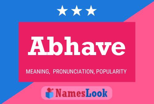 Abhave Name Poster