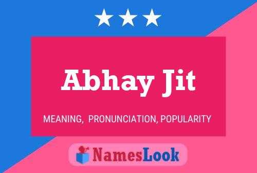 Abhay Jit Name Poster