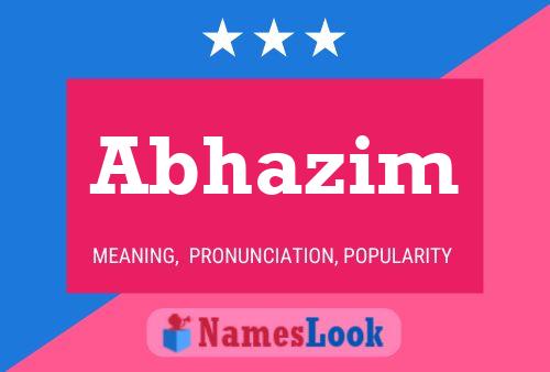 Abhazim Name Poster