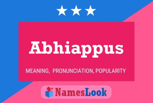 Abhiappus Name Poster