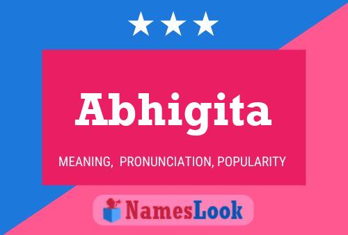 Abhigita Name Poster