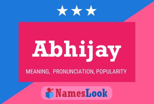 Abhijay Name Poster