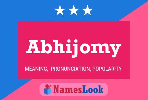 Abhijomy Name Poster