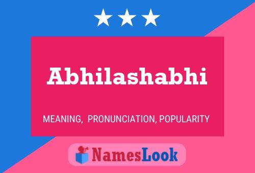 Abhilashabhi Name Poster