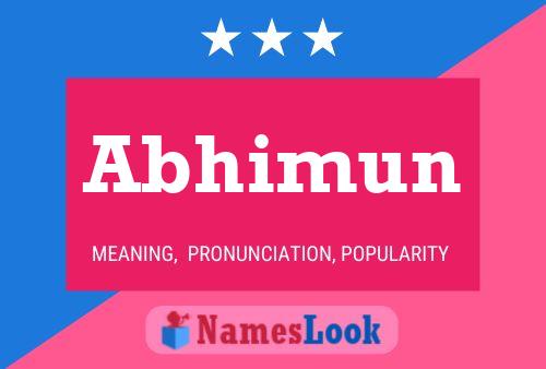 Abhimun Name Poster