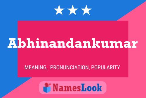 Abhinandankumar Name Poster