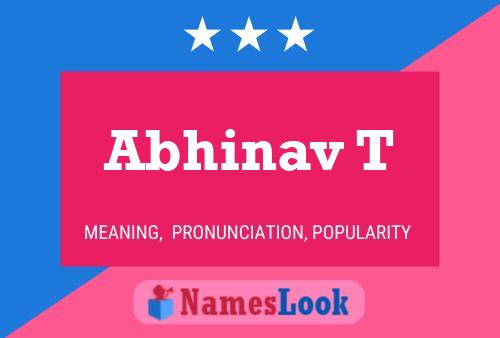 Abhinav T Name Poster