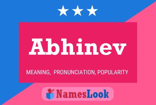 Abhinev Name Poster