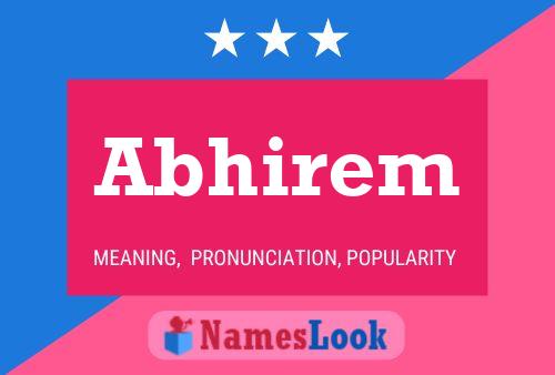 Abhirem Name Poster