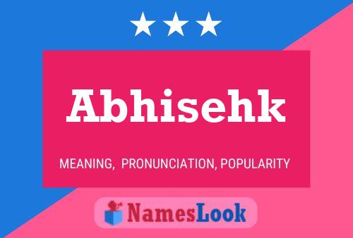 Abhisehk Name Poster