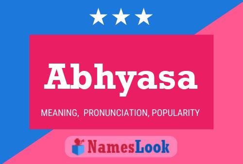 Abhyasa Name Poster