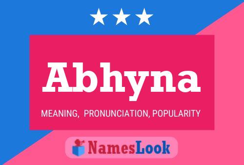 Abhyna Name Poster