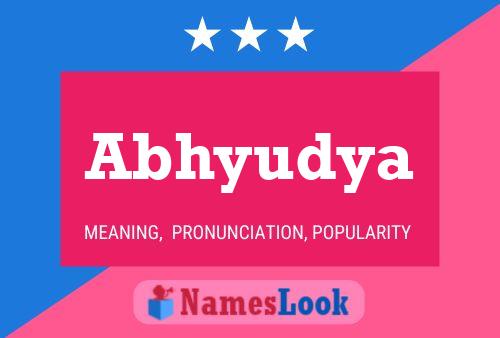 Abhyudya Name Poster