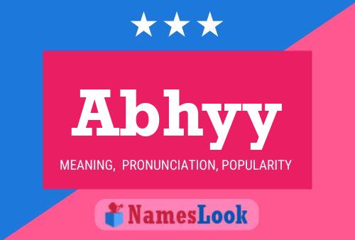 Abhyy Name Poster