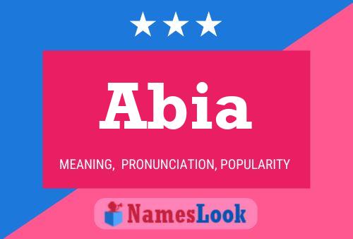 Abia Name Poster