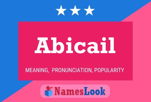 Abicail Name Poster